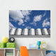 Cereal Silos under Cloudy Wall Decal