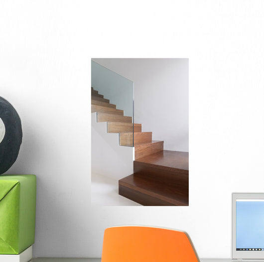 Wooden Stairs Wall Decal