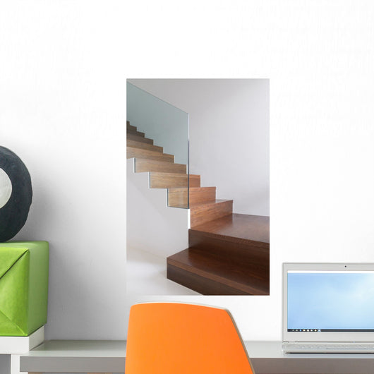 Wooden Stairs Wall Decal