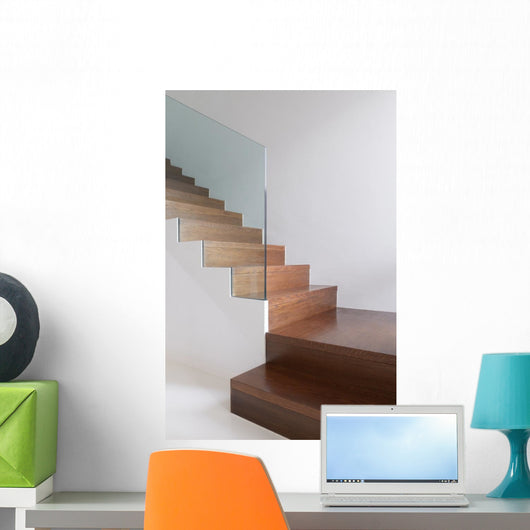 Wooden Stairs Wall Decal