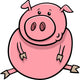 Little Pig or Piglet Wall Decal