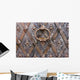 Fragment Ancient Metal Door Wall Decal