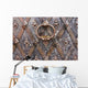 Fragment Ancient Metal Door Wall Decal
