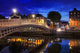 Bridge Dublin Night Wall Decal