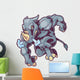 Charging Vector Mascot Cartoon Wall Decal Design 2