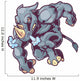 Charging Vector Mascot Cartoon Wall Decal Design 2