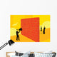 Shouting Brick Wall - Wall Decal