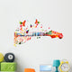 Colorful Guitar Fingerboard Wall Decal