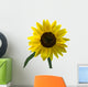 Bright Yellow Sunflower Bloom Wall Decal