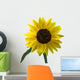 Bright Yellow Sunflower Bloom Wall Decal