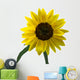 Bright Yellow Sunflower Bloom Wall Decal