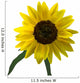 Bright Yellow Sunflower Bloom Wall Decal
