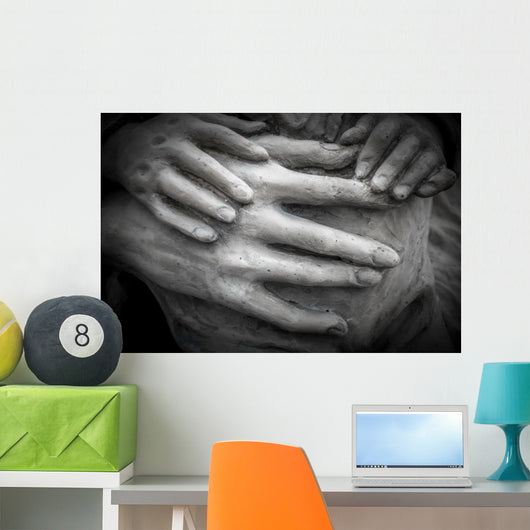Hands Darkness Wall Decal