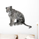 White Tiger Wall Decal Design 1