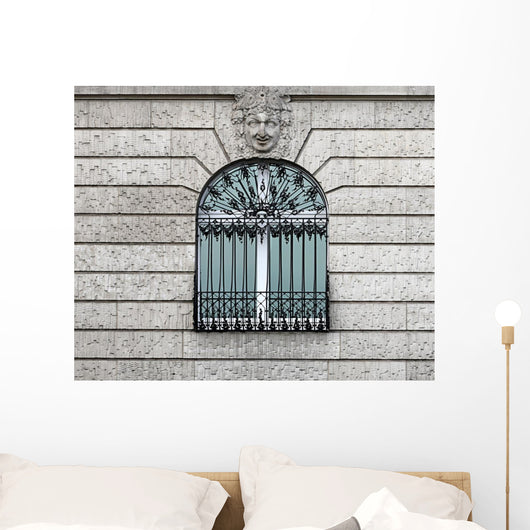 Fenetre Et Barreaudage Wall Decal