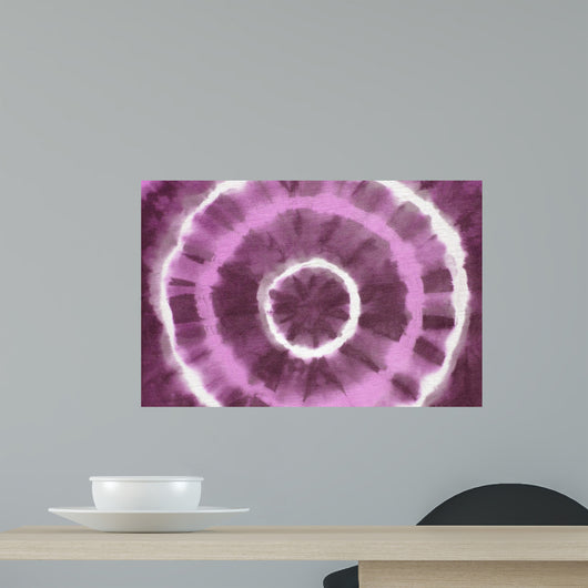 Tie Dyed Purple Wall Decal