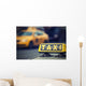Sign Taxi with Digital Wall Decal