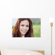 Portrait Beautiful Girl with Wall Decal