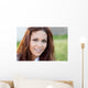 Portrait Beautiful Girl with Wall Decal