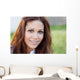 Portrait Beautiful Girl with Wall Decal