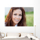 Portrait Beautiful Girl with Wall Decal