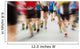 Motion Blurred Runner Wall Decal