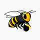 Bee Wall Decal Design 1