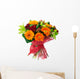 Bouquet Flowers Pink Package Wall Decal