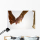 Couple Hands Holding Together Wall Decal