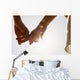 Couple Hands Holding Together Wall Decal