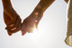 Couple Hands Holding Together Wall Decal