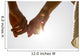 Couple Hands Holding Together Wall Decal
