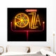 Neon Sign Pizza Wall Decal