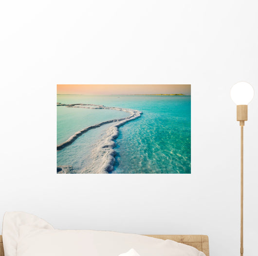Dead Sea Salt Shore Wall Decal