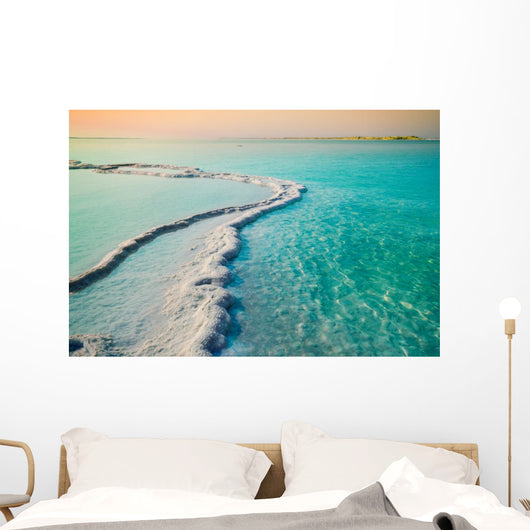 Dead Sea Salt Shore Wall Decal