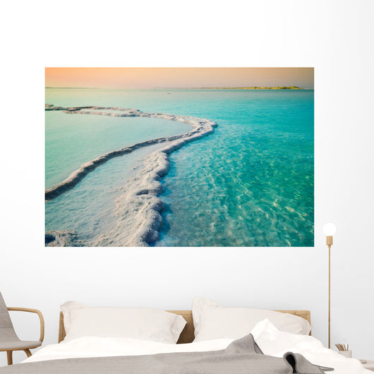Dead Sea Salt Shore Wall Decal