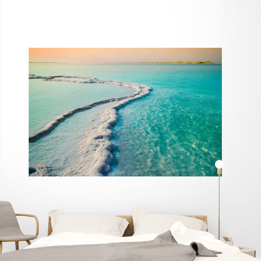 Dead Sea Salt Shore Wall Decal