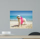 Hund Mit Schwimmreifen Am Wall Decal