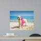 Hund Mit Schwimmreifen Am Wall Decal