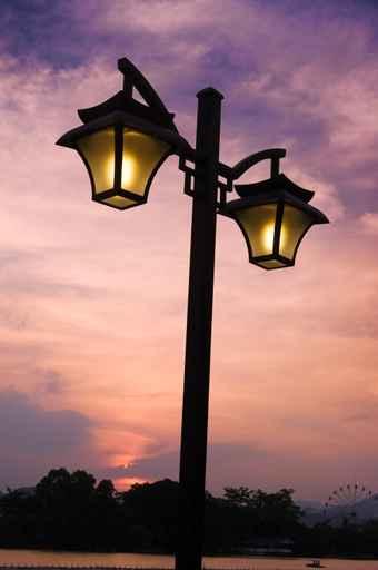 Street Light Wall Decal