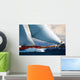 Sea Harbor Regatta Sailboats Wall Decal