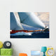 Sea Harbor Regatta Sailboats Wall Decal