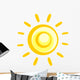 Abstract Sun Wall Decal