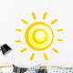 Abstract Sun Wall Decal