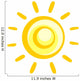 Abstract Sun Wall Decal