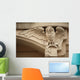 Owl Art Nouveau Building Wall Decal