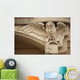 Owl Art Nouveau Building Wall Decal