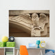 Owl Art Nouveau Building Wall Decal
