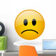 Vector Glass Smile Wall Decal Design 1