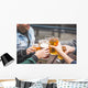 Group Friends Enjoying Beer Wall Decal